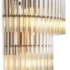 Casa Padrino Luxus Wandleuchte Antik Messingfarben 33 x 17 x H. 32,5 cm - Wohnzimmer Wandleuchte - Hotel Wandleuchte - Luxus Kollektion