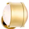 Casa Padrino Luxus Wandleuchte Gold / Weiß 12,5 x 18,5 x H. 12,5 cm - Luxus Kollektion