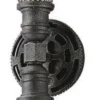 Casa Padrino Luxus Wandleuchte Antik Zinnfarben 13,3 x 10,2 x H. 55,3 cm - Luxus Kollektion