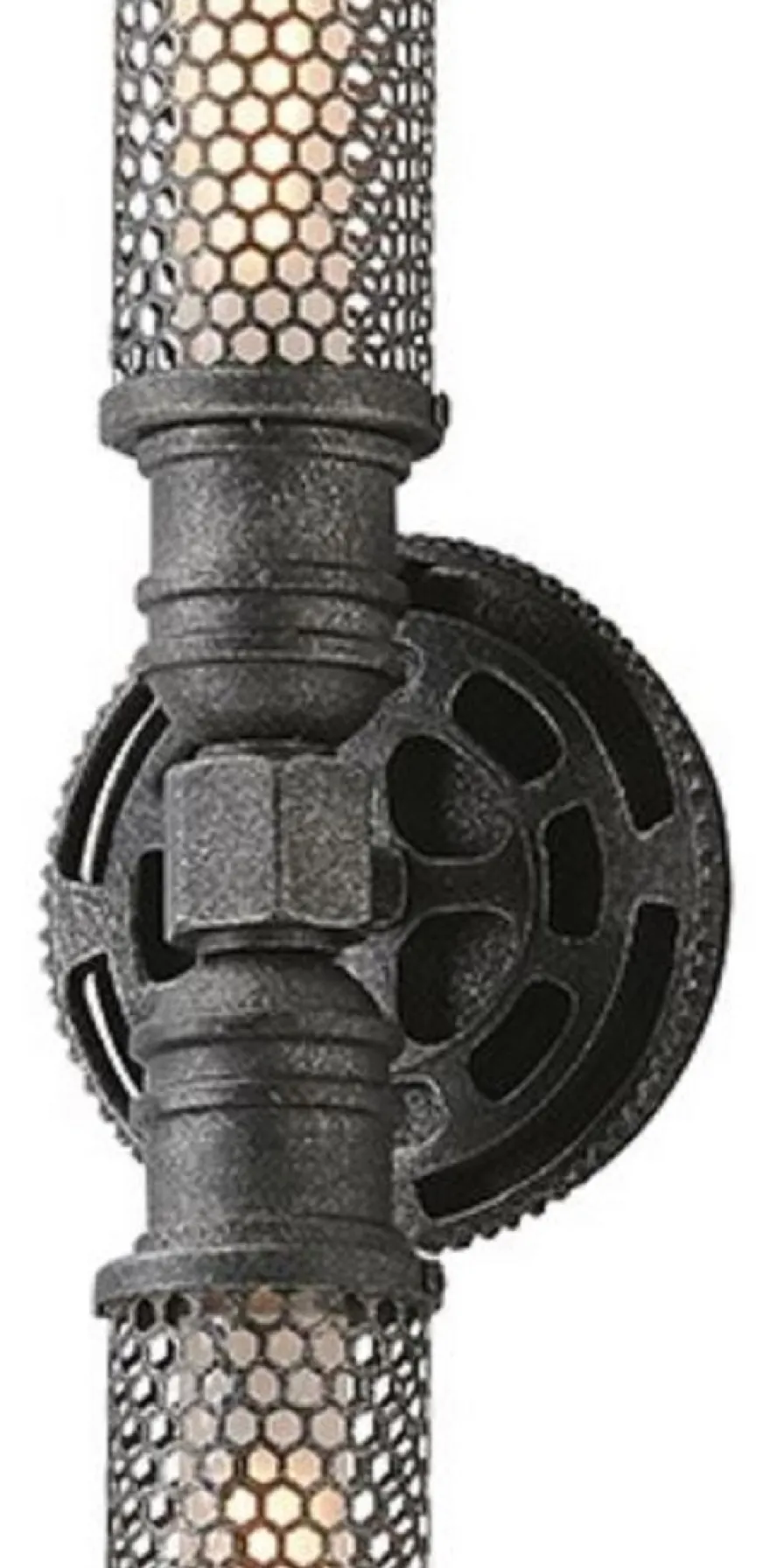 Casa Padrino Luxus Wandleuchte Antik Zinnfarben 13,3 x 10,2 x H. 55,3 cm - Luxus Kollektion