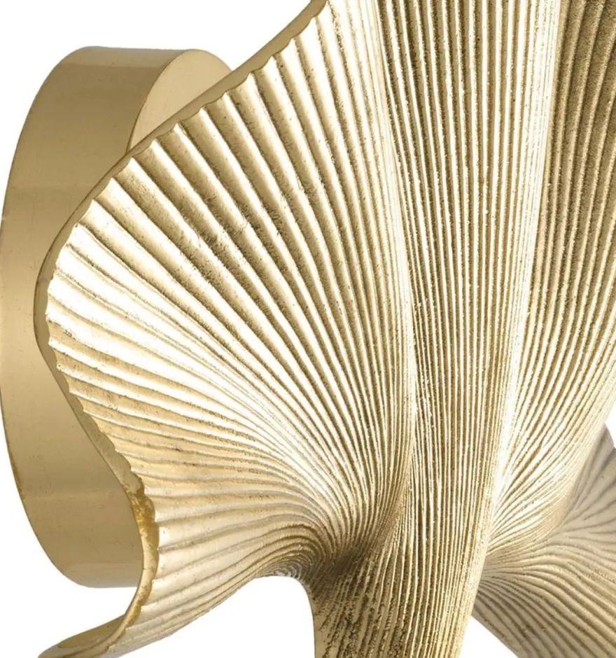 Casa Padrino Luxus Wandleuchte Messing Poliert 35 x 9 x H. 22 cm - Hotel & Restaurant Wandlampe