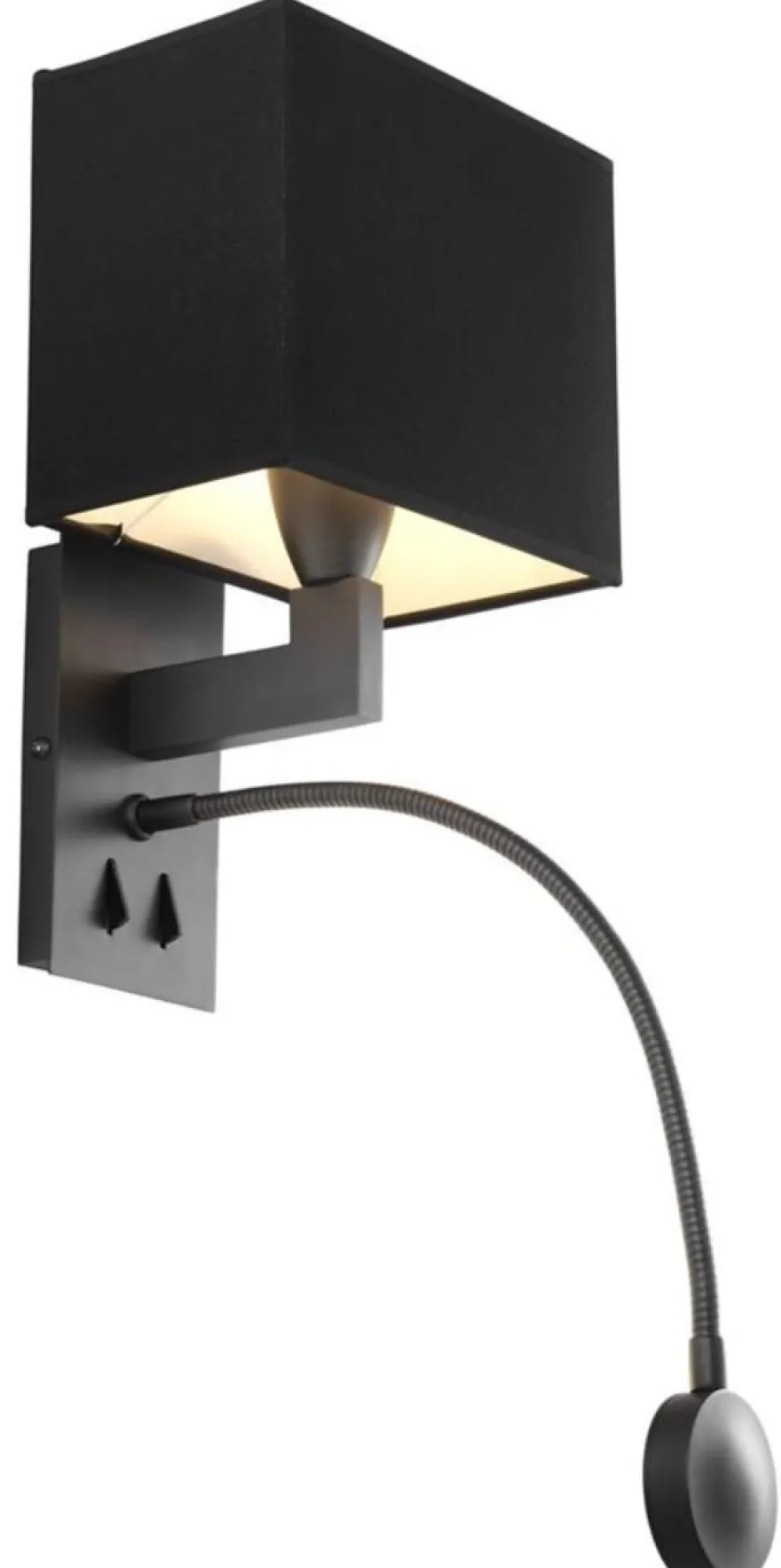 Casa Padrino Luxus Wandleuchte Bronze / Schwarz 19,5 x 17 x H. 32 cm - Hotel Wandlampe