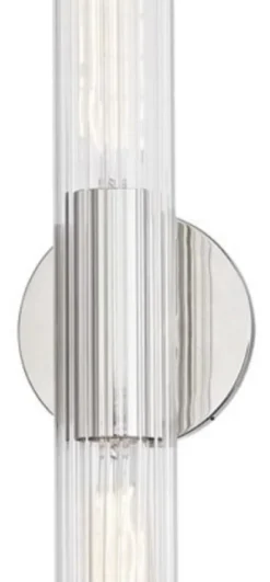Casa Padrino Luxus Wandleuchte Silber 12,1 x 8,9 x H. 62,9 cm - Wohnzimmer Wandlampe