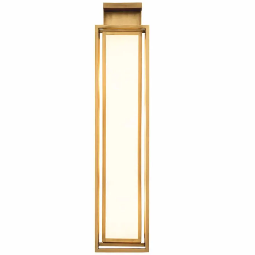 Casa Padrino Luxus Wandleuchte Antik Messing / Weiß H. 70 cm - Luxus Leuchten