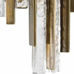 Casa Padrino Luxus Wandleuchte Vintage Messing H. 44 cm - Luxus Leuchten