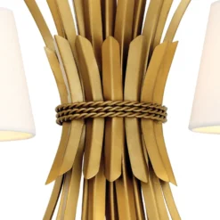 Casa Padrino Luxus Wandleuchte Antik Gold 47 x 24 x H. 53 cm - Hotel & Restaurant Wandlampe