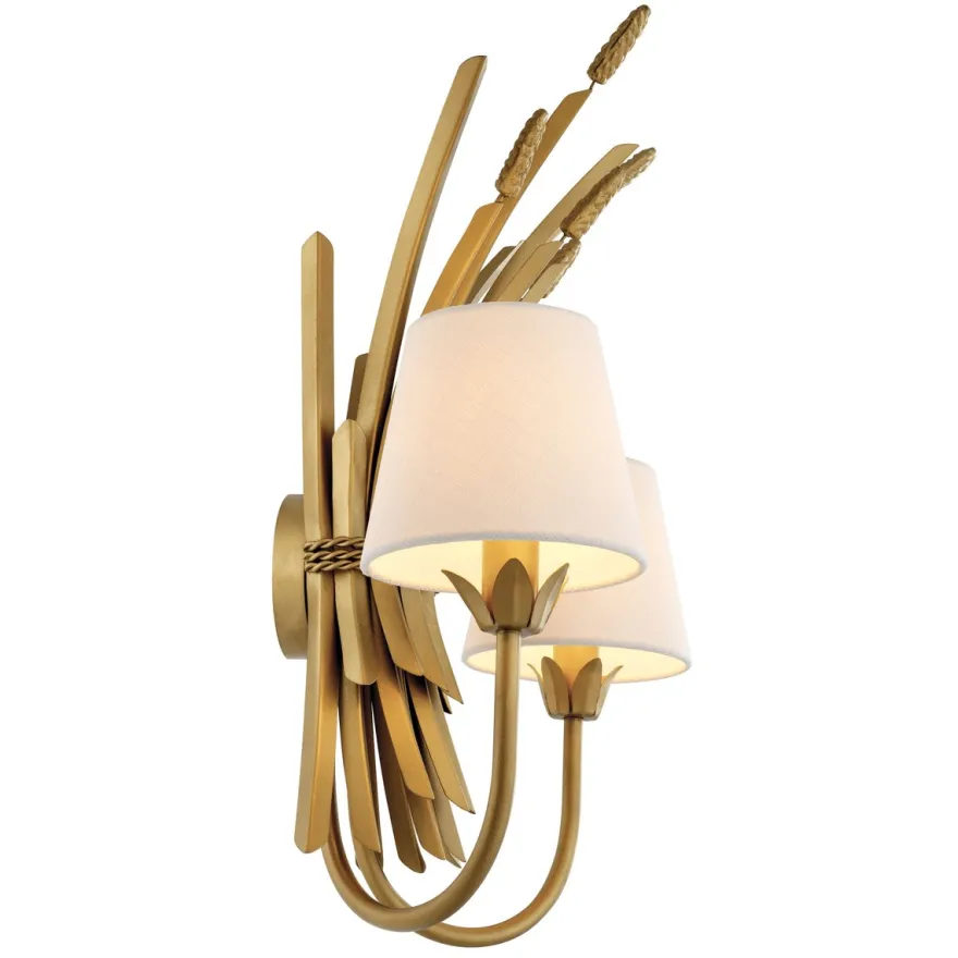 Casa Padrino Luxus Wandleuchte Antik Gold 47 x 24 x H. 53 cm - Hotel & Restaurant Wandlampe
