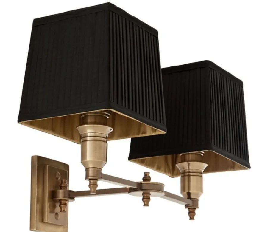 Casa Padrino Luxus Wandleuchte Messing - Luxury Collection