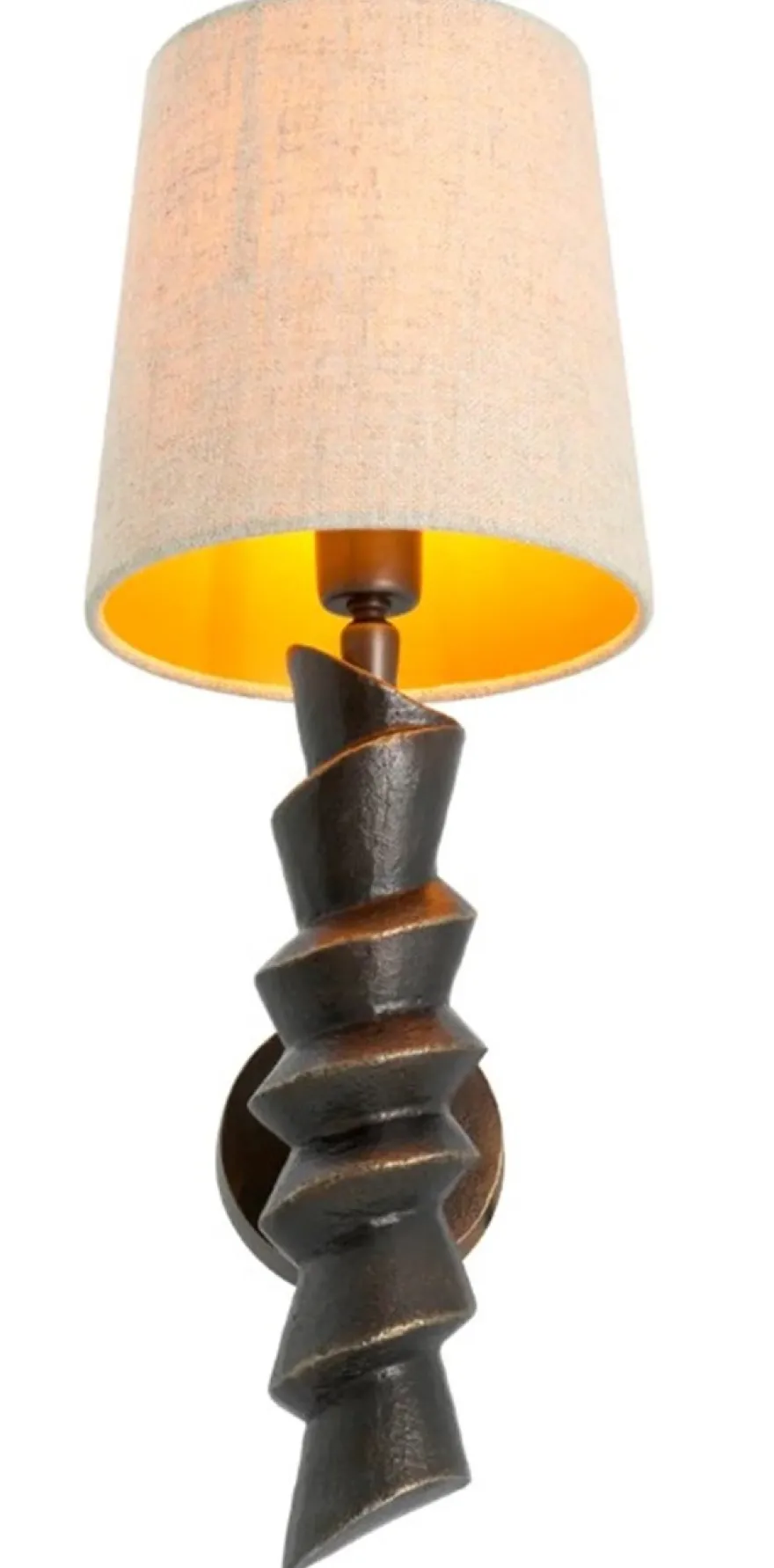 Casa Padrino Luxus Wandleuchte Bronze Finish B. 14,5 cm x T. 17 cm x H. 41,5 cm