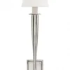 Casa Padrino Luxus Wandleuchte Antik Silber Durchmesser 14 x 17 x H 56,5 cm - Luxus Qualität