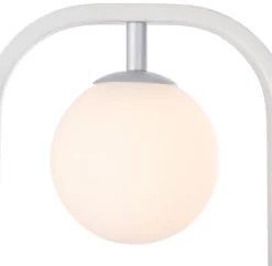 Casa Padrino Luxus Wandleuchte Weiß / Silber 17,8 x 11 x H. 25 cm - Wohnzimmer Wandlampe
