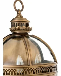 Casa Padrino Luxus Wandleuchte im Barock Stil Antik Messing 30 x 20 x 50 cm