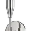 Casa Padrino Luxus Wandleuchte Silber 12,1 x 8,9 x H. 59,7 cm - Wohnzimmer Wandlampe