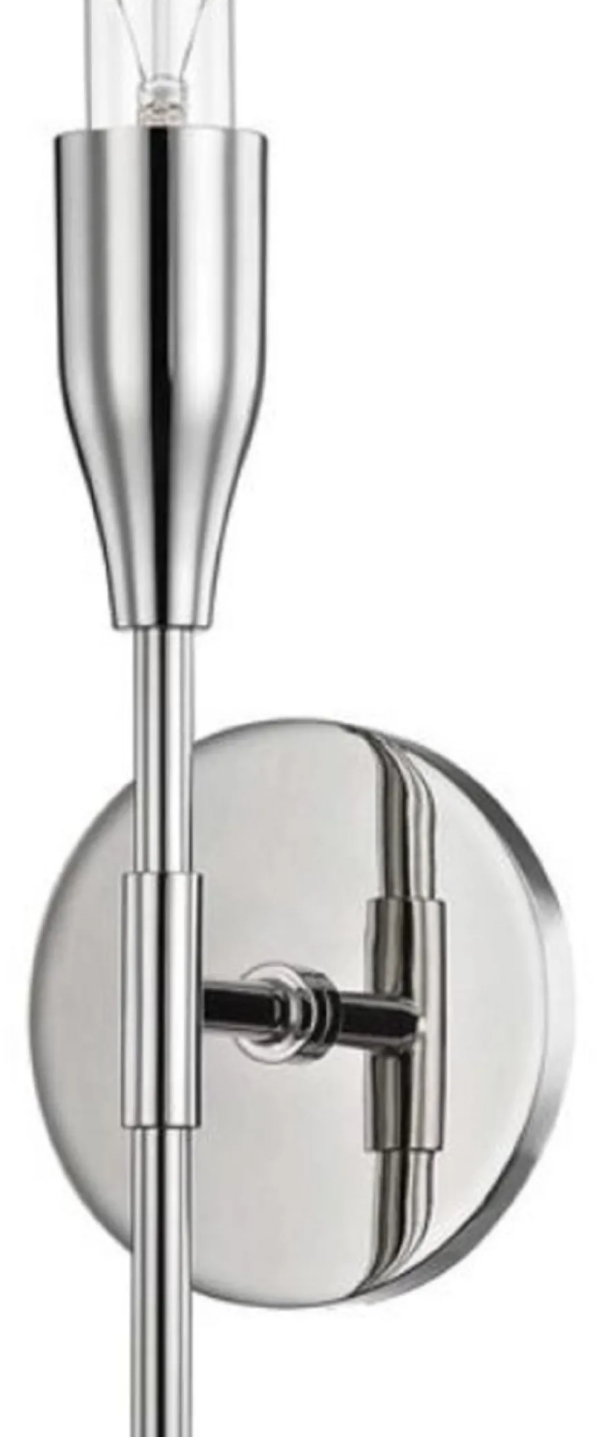 Casa Padrino Luxus Wandleuchte Silber 12,1 x 8,9 x H. 59,7 cm - Wohnzimmer Wandlampe