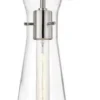 Casa Padrino Luxus Wandleuchte Silber 14 x 19,1 x H. 47 cm - Hotel & Restaurant Lampe