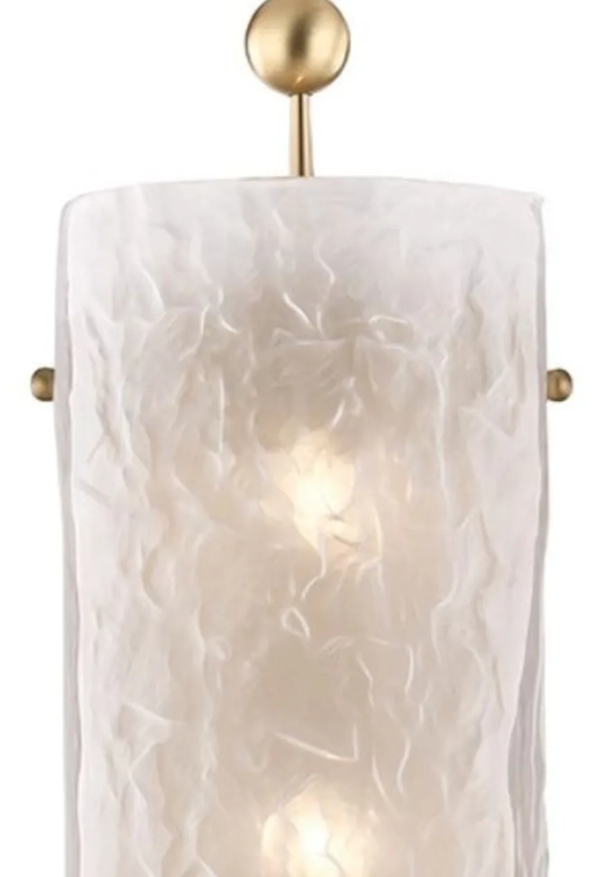 Casa Padrino Luxus Wandleuchte Antik Messing / Weiß 15,9 x 12 x H. 68,6 cm - Hotel & Restaurant Wandlampe - Luxus Qualität