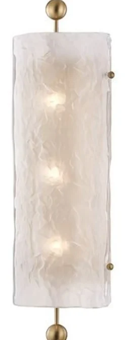 Casa Padrino Luxus Wandleuchte Antik Messing / Weiß 15,9 x 12 x H. 57,2 cm - Hotel & Restaurant Wandlampe - Luxus Kollektion
