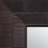 Casa Padrino Luxus Wandspiegel Messing mit Bronze Finish H. 220 cm, B. 80 cm, T. 2,5 cm