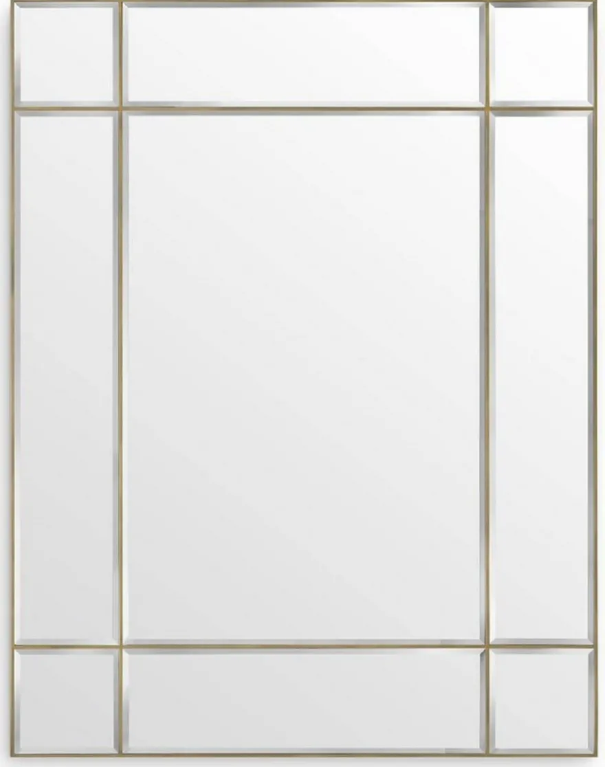 Casa Padrino Luxus Wandspiegel Vintage Messingfarben 140 x 4 x H. 180 cm - Wohnzimmer Spiegel - Schlafzimmer Spiegel - Garderoben Spiegel - Luxus Möbel