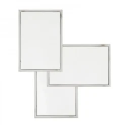 Casa Padrino Luxus Wandspiegel Neo Klassisch 80 x H 96 cm Edelstahl vernickelt