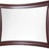 Casa Padrino Luxus Wandspiegel Dunkelbraun 85 x 2,5 x 120 cm - Spiegel mit Massivholzrahmen - Wohnzimmer Deko Accessoires