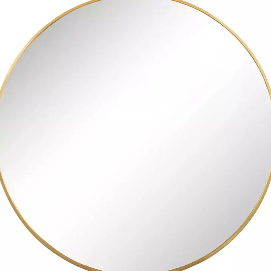 Casa Padrino Luxus Wandspiegel Gold Ø 40 cm - Runder Spiegel