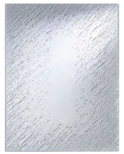 Casa Padrino Luxus Wandspiegel Silber 100 x H. 132 cm - Designer Hotel Accesoires