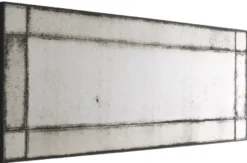 Casa Padrino Luxus Wandspiegel 70 x 3 x H. 200 cm - Rechteckiger Spiegel mit Mahagoni Rahmen und antikem Spiegelglas - Wohnzimmer Spiegel - Schlafzimmer Spiegel - Garderoben Spiegel - Luxus Möbel