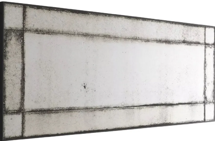 Casa Padrino Luxus Wandspiegel 70 x 3 x H. 200 cm - Rechteckiger Spiegel mit Mahagoni Rahmen und antikem Spiegelglas - Wohnzimmer Spiegel - Schlafzimmer Spiegel - Garderoben Spiegel - Luxus Möbel