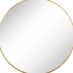 Casa Padrino Luxus Wandspiegel Gold Ø 80 cm - Runder Spiegel