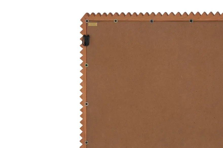 Casa Padrino Luxus Wandspiegel Braun 80 x 4 x H. 180 cm - Großer Wandspiegel Kiko XL mit Rahmen aus Mindi-Holz im Amber Finish - Luxus Deko Accessoires