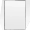 Casa Padrino Luxus Wandspiegel Silber 80 x H. 120 cm - Moderner Designer Spiegel - Luxus Deko Accessoires