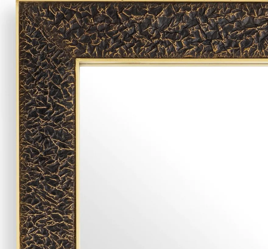 Casa Padrino Luxus Wandspiegel Bronze / Antik Messing 80 x 3,5 x H. 220 cm - Rechteckiger Spiegel - Wohnzimmer Spiegel - Schlafzimmer Spiegel - Garderoben Spiegel - Luxus Möbel - Luxus Interior