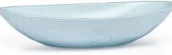 Casa Padrino Luxus Waschbecken Schale Hellblau 60,9 x 29,7 x H. 11,9 cm - Handgefertigtes Beton Waschbecken - Badezimmer Accessoires - Luxus Badezimmer Zubehör
