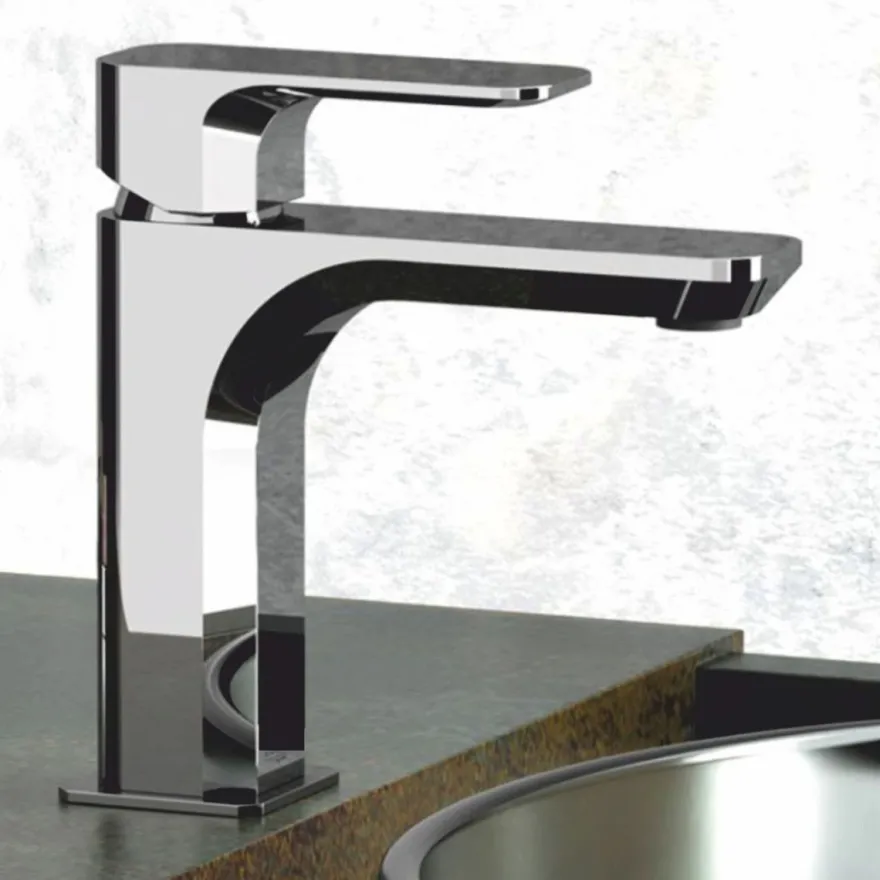 Casa Padrino Luxus Waschtischarmatur Chrom H. 16,7 cm - Badezimmer Accessoires - Made in Italy