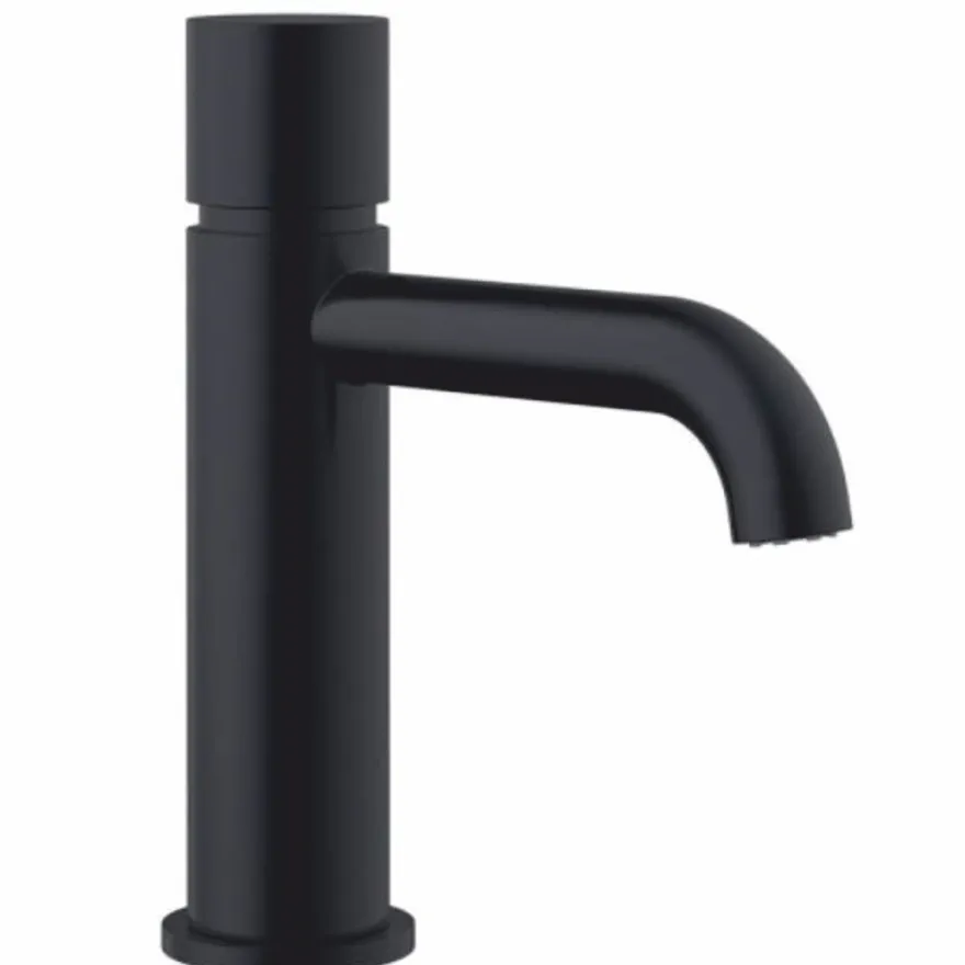 Casa Padrino Luxus Waschtischarmatur Matt Schwarz H. 18,8 cm - Made in Italy