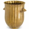 Casa Padrino Luxus Weinkühler Vintage Messing H. 23,5 cm - Champagnerkühler - Sektkühler - Hotel & Restaurant Accessoires