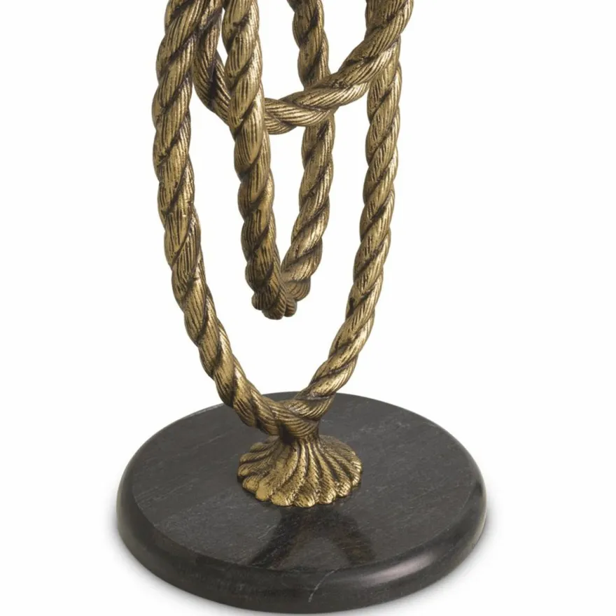 Casa Padrino Luxus Weinkühler mit Ständer Antik Messing / Schwarz H. 80,5 cm