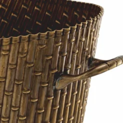 Casa Padrino Luxus Weinkühler Vintage Messing 39,5 cm - Champagnerkühler - Hotel Accessoires