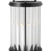 Casa Padrino Luxus Windlicht Kerzenleuchter in Bronze Finish, Durchmesser 26,5 x H. 40 cm, Hotel Accessoires