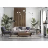 Casa Padrino Luxus Wohnzimmer & Hotel Sessel Blau / Braun 65 x 85 x H. 85 cm - Luxus Möbel