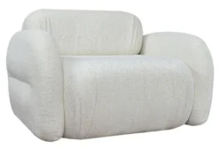 Casa Padrino Luxus Wohnzimmer & Hotel Sessel Weiß 110 x 95 x H. 73 cm - Luxus Möbel