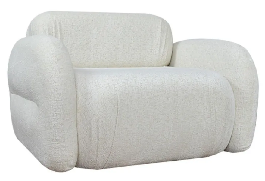 Casa Padrino Luxus Wohnzimmer & Hotel Sessel Weiß 110 x 95 x H. 73 cm - Luxus Möbel