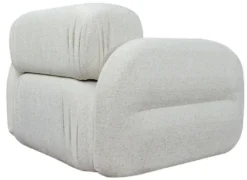 Casa Padrino Luxus Wohnzimmer & Hotel Sessel Weiß 110 x 95 x H. 73 cm - Luxus Möbel