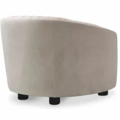 Casa Padrino Luxus Wohnzimmer & Hotel Sessel Creme / Schwarz 88 cm - Luxus Möbel