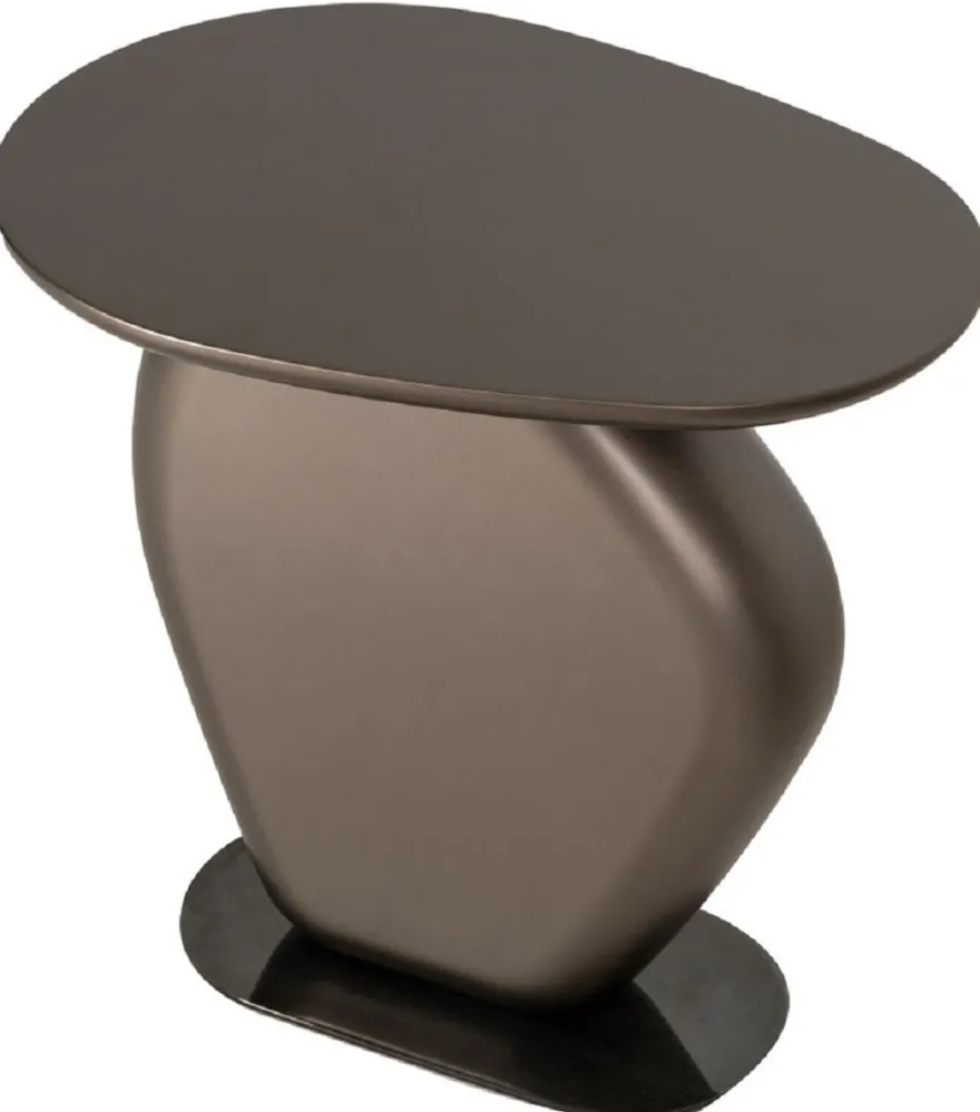 Casa Padrino Luxus Wohnzimmer Beistelltisch Bronze H. 55 cm - Hotel Tisch - Wohnzimmer Möbel - Hotel Möbel - Luxus Qualität