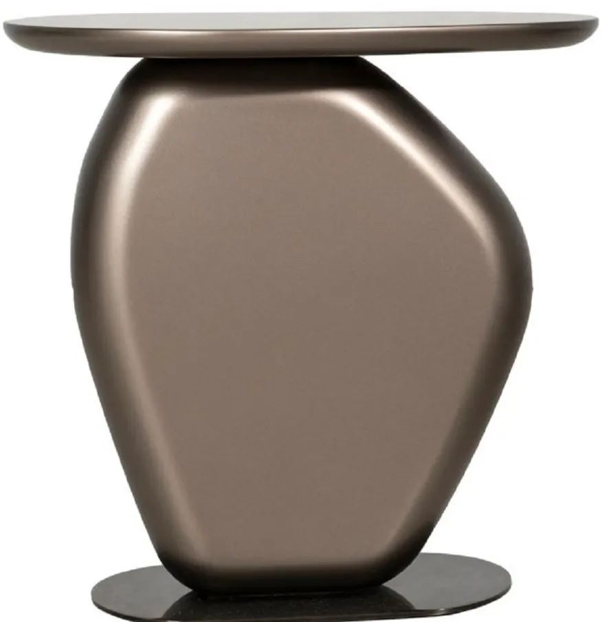 Casa Padrino Luxus Wohnzimmer Beistelltisch Bronze H. 55 cm - Hotel Tisch - Wohnzimmer Möbel - Hotel Möbel - Luxus Qualität