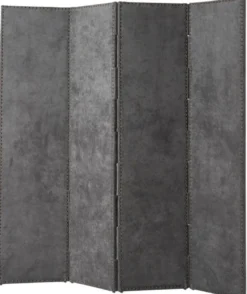 Casa Padrino Luxus Wohnzimmer Raumteiler Hellgrau 180 x H. 180 cm - Limited Edition