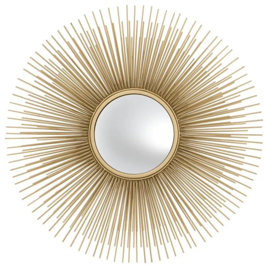Casa Padrino Luxus Wohnzimmer Spiegel Gold - Designer Wandspiegel