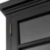 Casa Padrino Luxus Wohnzimmerschrank Schwarz 90 x 38 x H. 230 cm - Limited Edition